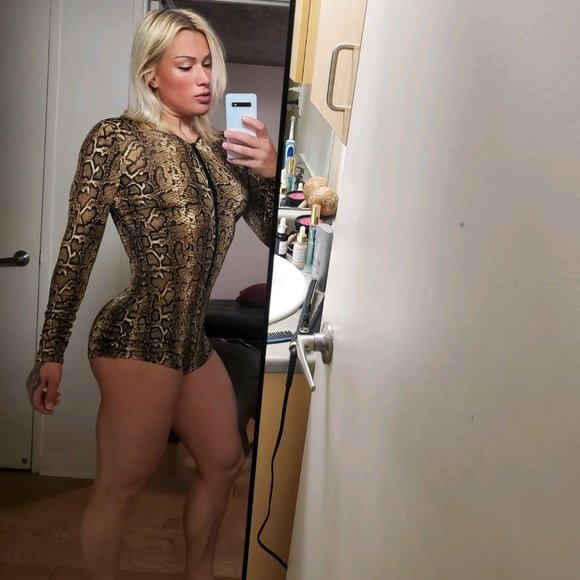 Animal print bodysuit - Picture 1 of 5